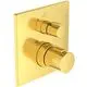 IS-Einzelthermostat-UP-Ceratherm-C100-BS2-Rosette-163x163mm-Brushed-Gold-A6956A2 gallery number 1